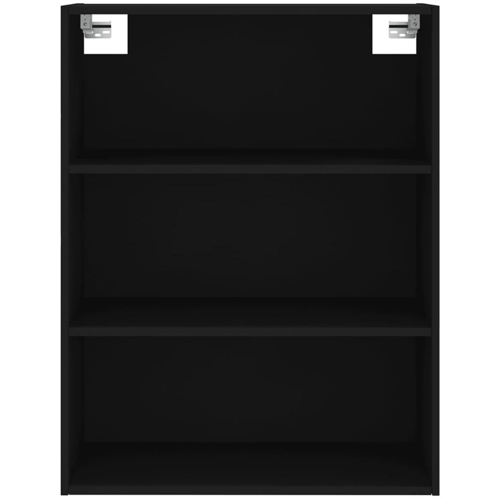 vidaXL Single Door 3 Drawer 5 Shelf Black Highboard Image 6