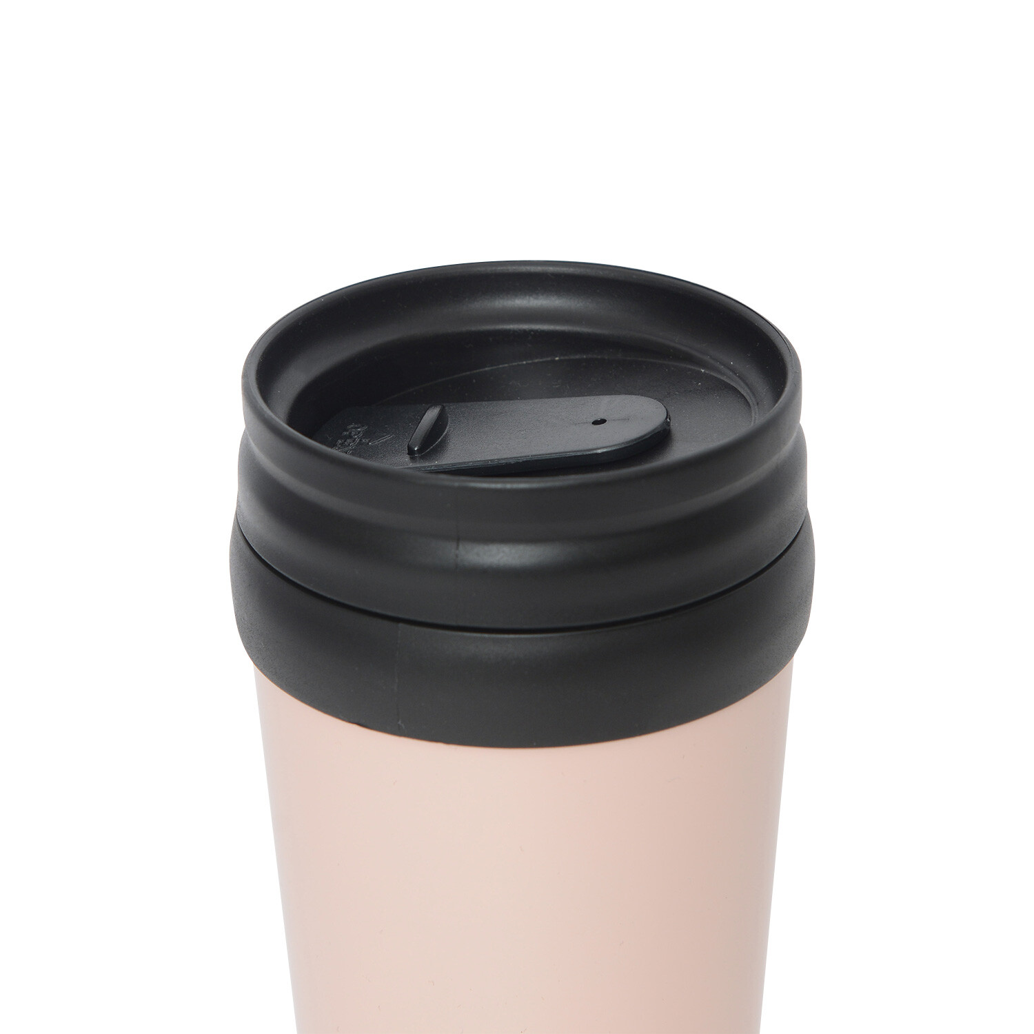 Slogan Double Wall Travel Mug - Black Image 2