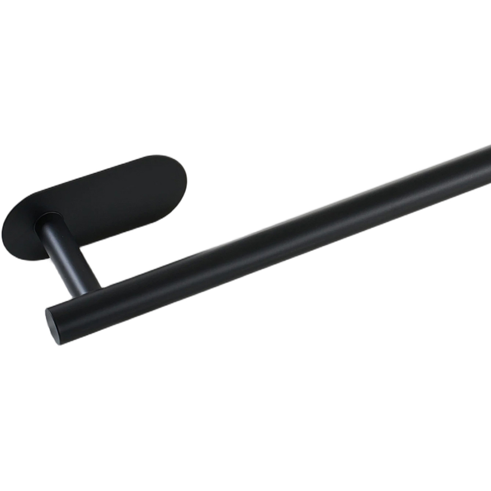 Living and Home 5-Piece Black Wall-Mounted Stainless Steel Bathroom Hardware Set Image 7
