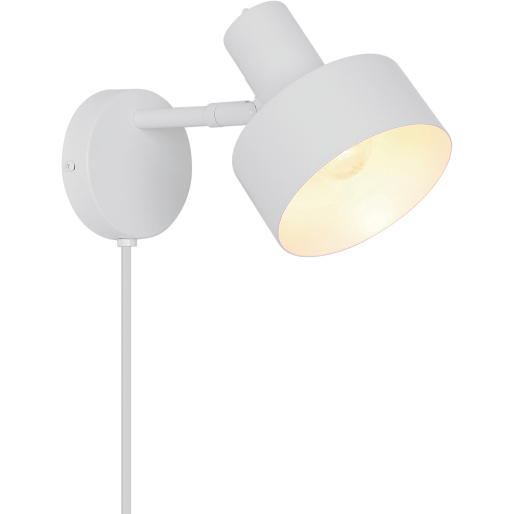 Nordlux Matis E27 White Wall Light Image 1