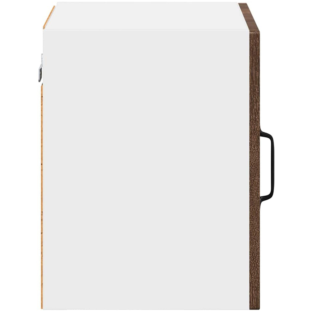 vidaXL Kalmar Single Door Brown Oak Wall Mounted Square Kitchen Cabinet Set of 2 Image 7