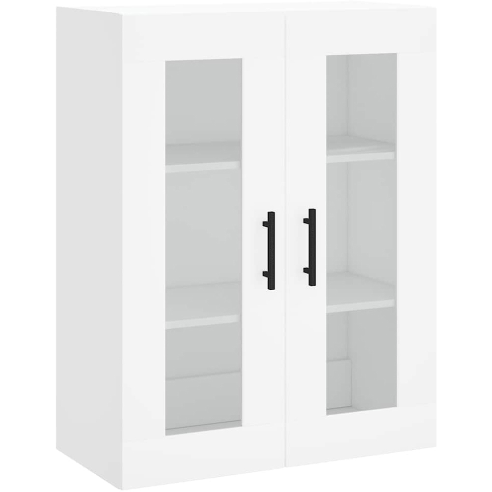vidaXL 3 Door 3 Drawer White Highboard with Adjustable Shelves Image 5