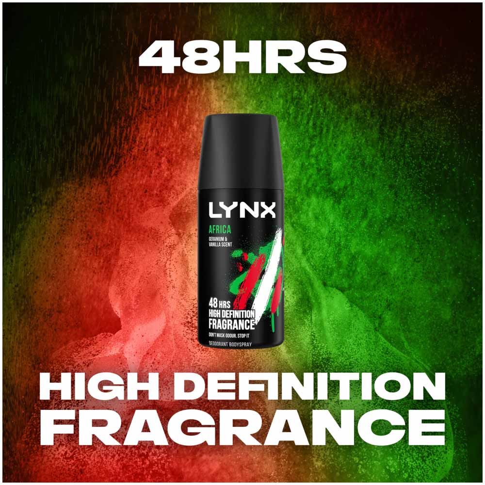 Lynx Africa Deodorant Body Spray 35ml Image 7