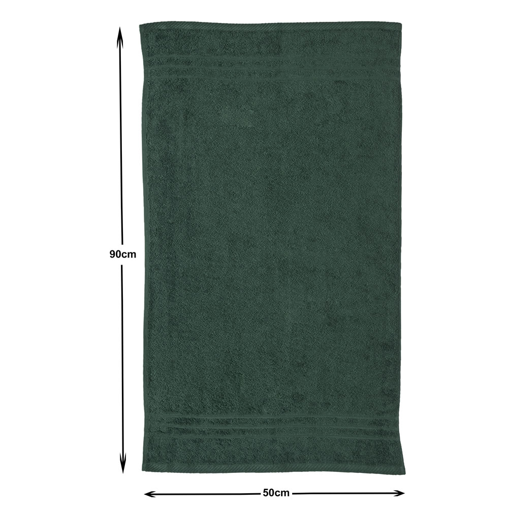 Wilko Emerald 100% Cotton Hand Towel Image 4