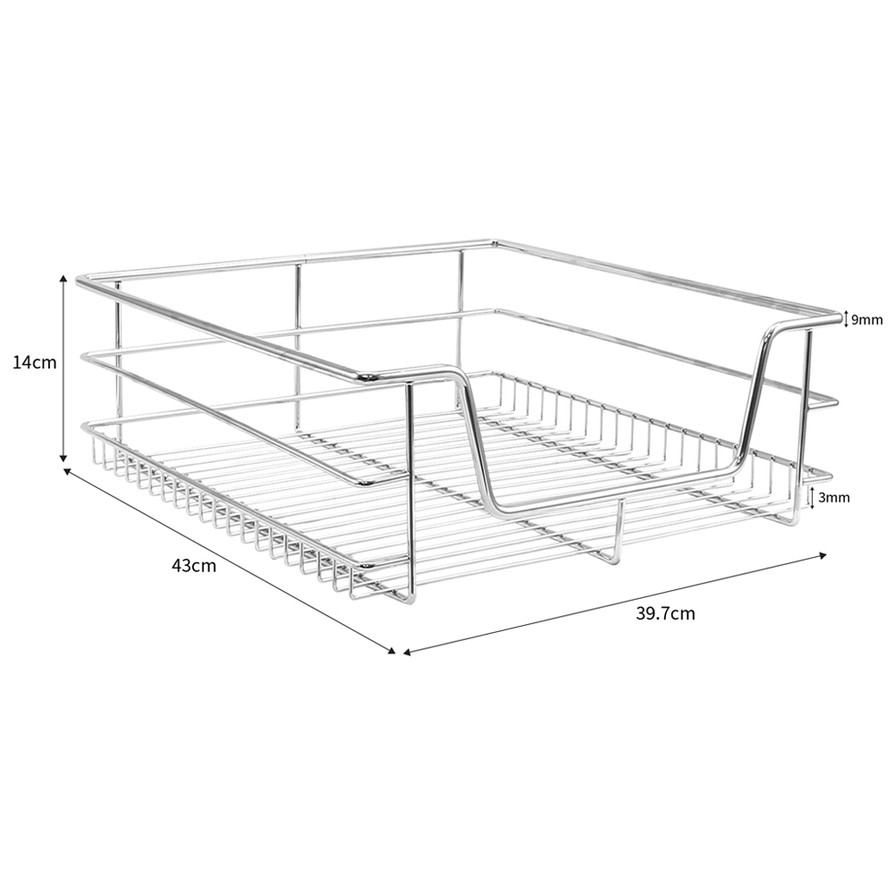 MonsterShop Soft Close Pull Out Basket 500mm x 2 Image 6