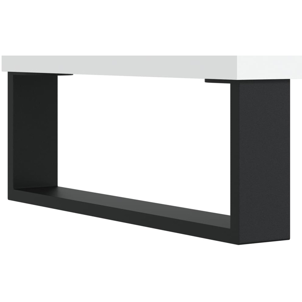 vidaXL 3 Drawer White Small Sideboard Image 9
