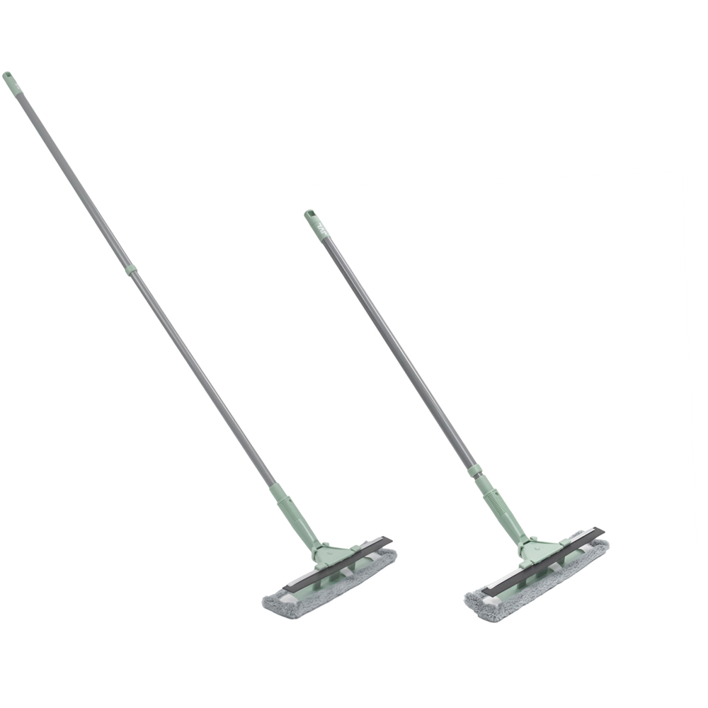 JVL Cleaning 3-in-1 Grey Extendable Microfibre Window Cleaner Image 4