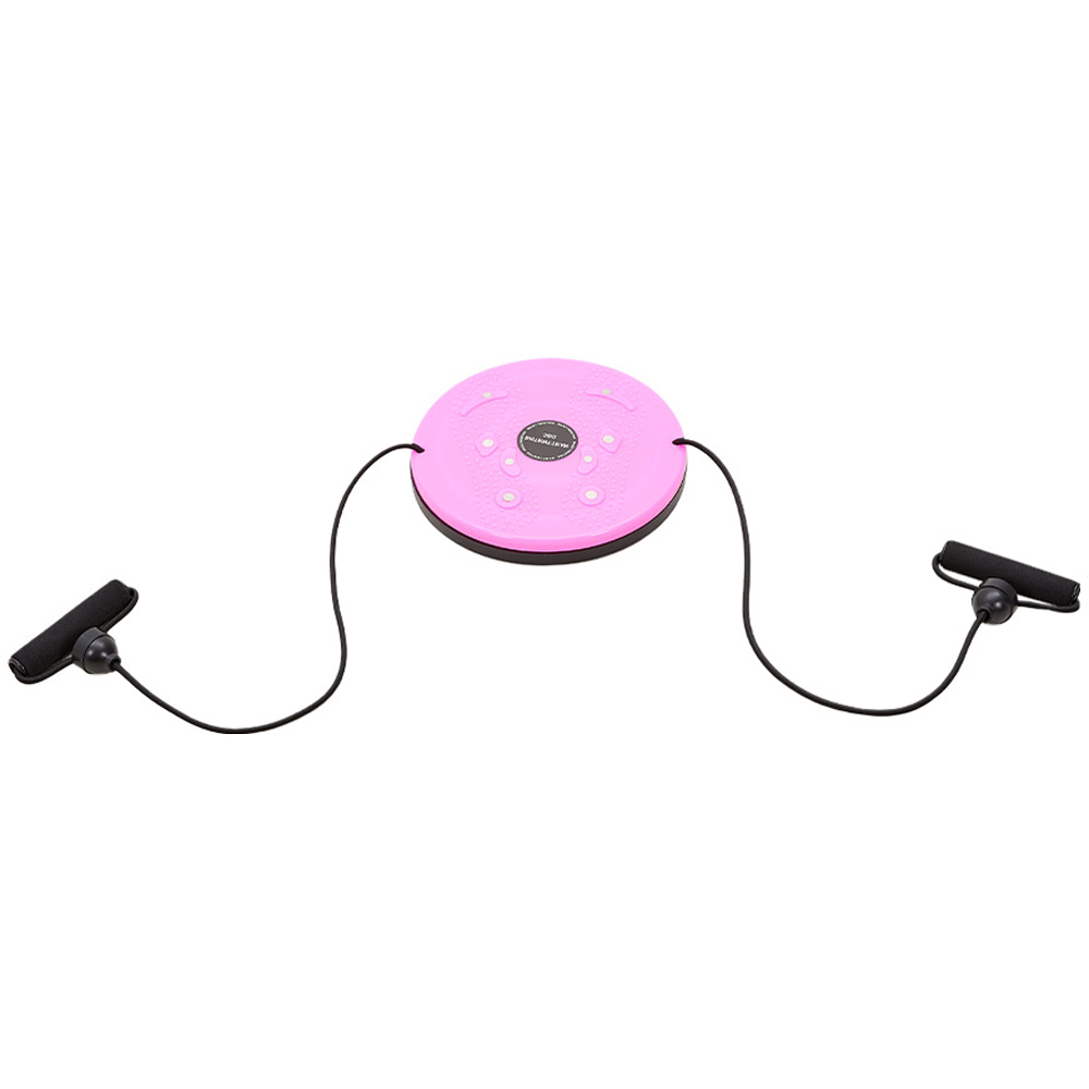 H&O Direct Pink Ab Twister Board with 8 Magnets and Resistance Bands Image 1