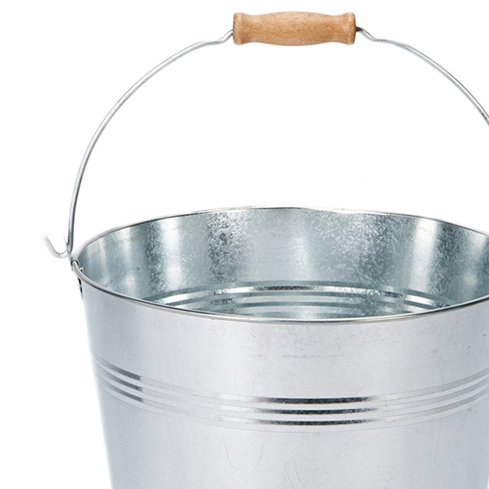 Highlands Homeware Galvanised Bucket 18L Image 2
