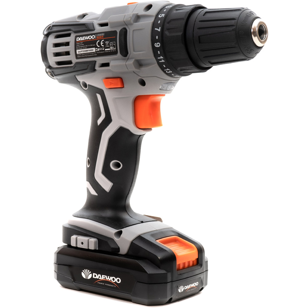 Daewoo U-Force 18V 2 x 2Ah Lithium-Ion Drill Driver with Battery Charger Image 3