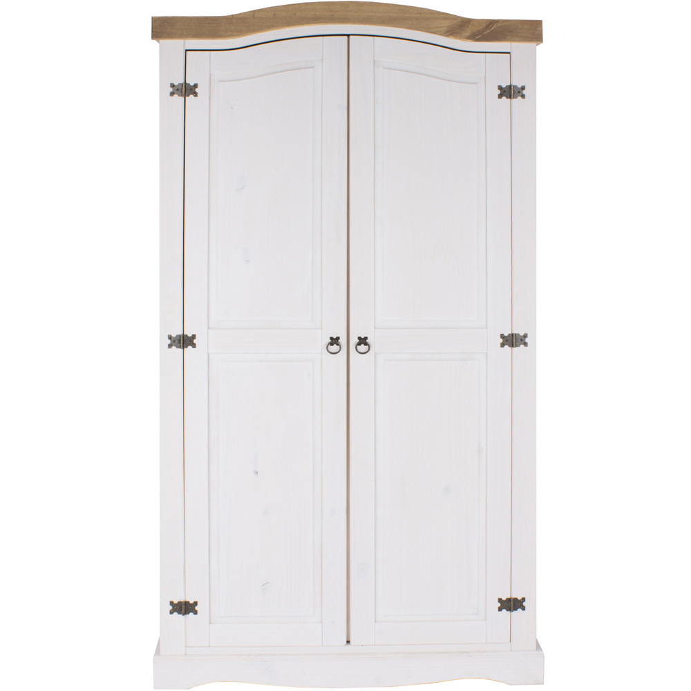 Core Products Corona 2 Door White Wardrobe Image 3