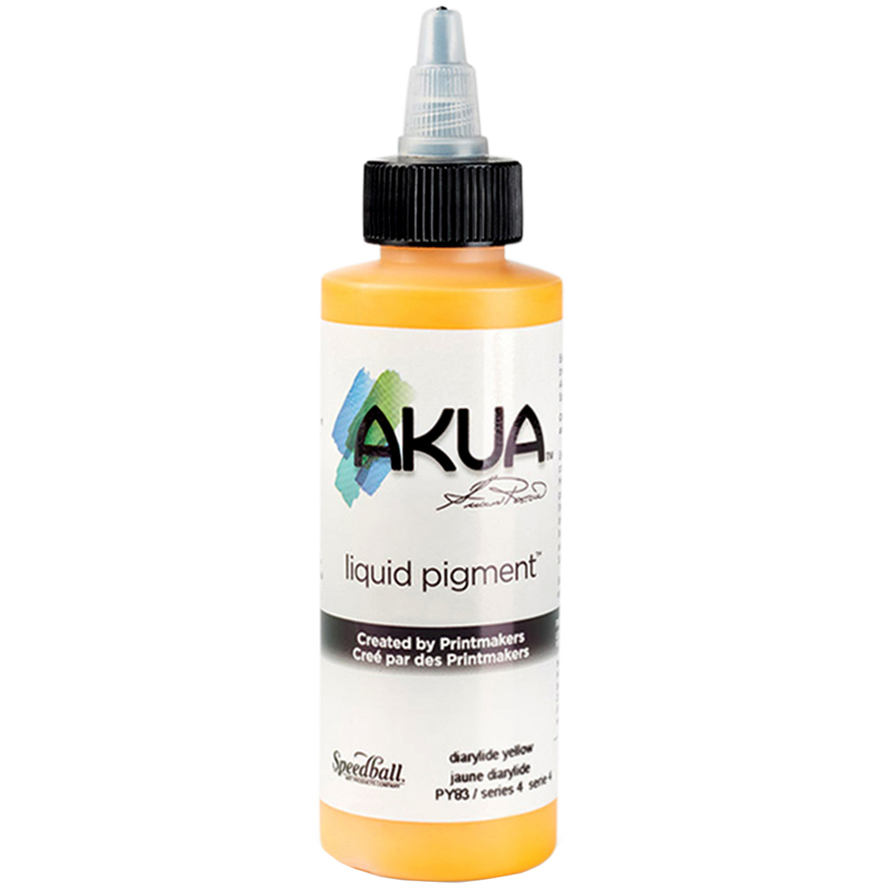 Speedball Akua Diarylide Yellow Liquid Pigment 118ml Image