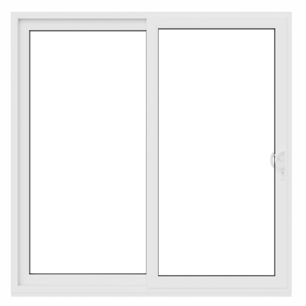 Crystal uPVC Sliding Patio Left to Right White Clear Glass 2390x2090mm Image 3
