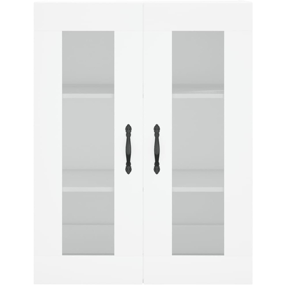 vidaXL 3 Door 3 Drawer 3 Shelf White Highboard Image 6