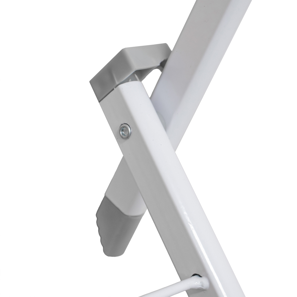 JVL White Over Door Concertina Airer with Hooks 4.5m Image 4