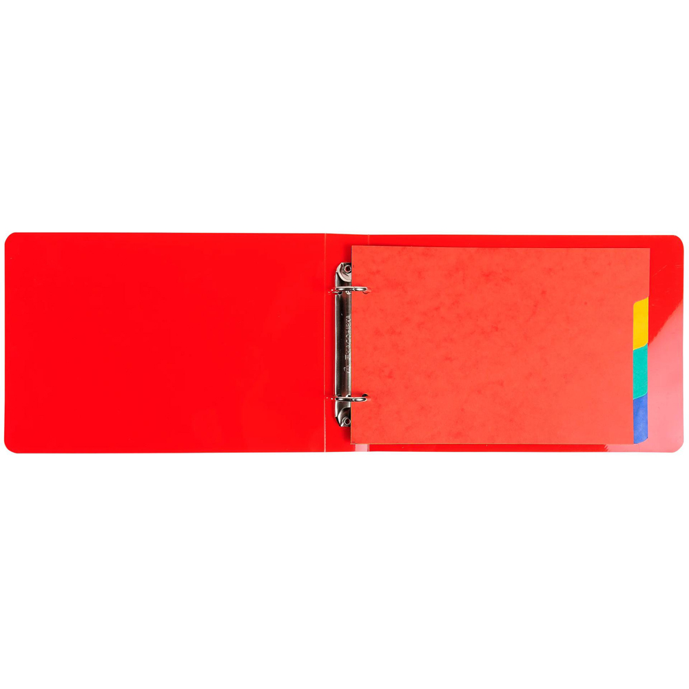 Exacompta Assorted Colour Pressboard 4 Tab Divider 14.8 x 21cm 10 Pack Image 3