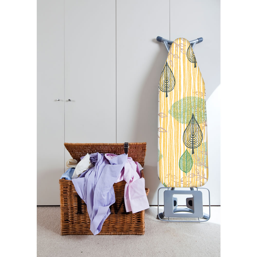 JML Ultimate Fast Fit Ironing Board Cover Leaf Design Wilko