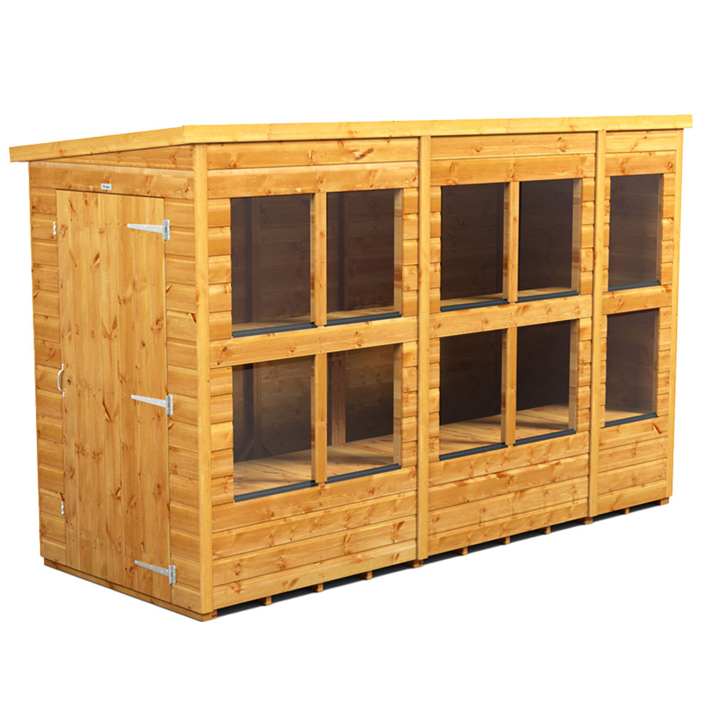 Power 10 x 4ft Pent Potting Shed Image 1