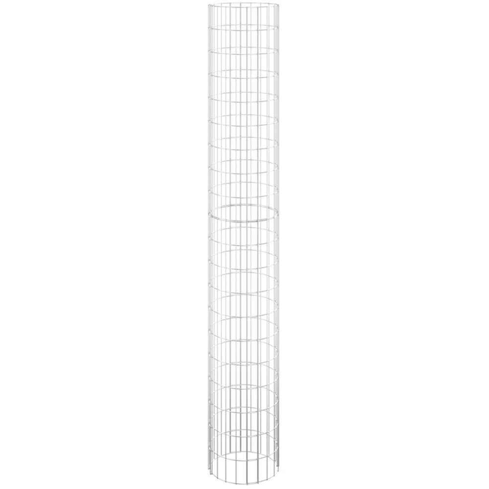 vidaXL 3-Piece Silver Galvanised Iron Gabion Raised Bed Set 30 x 200cm Image 3