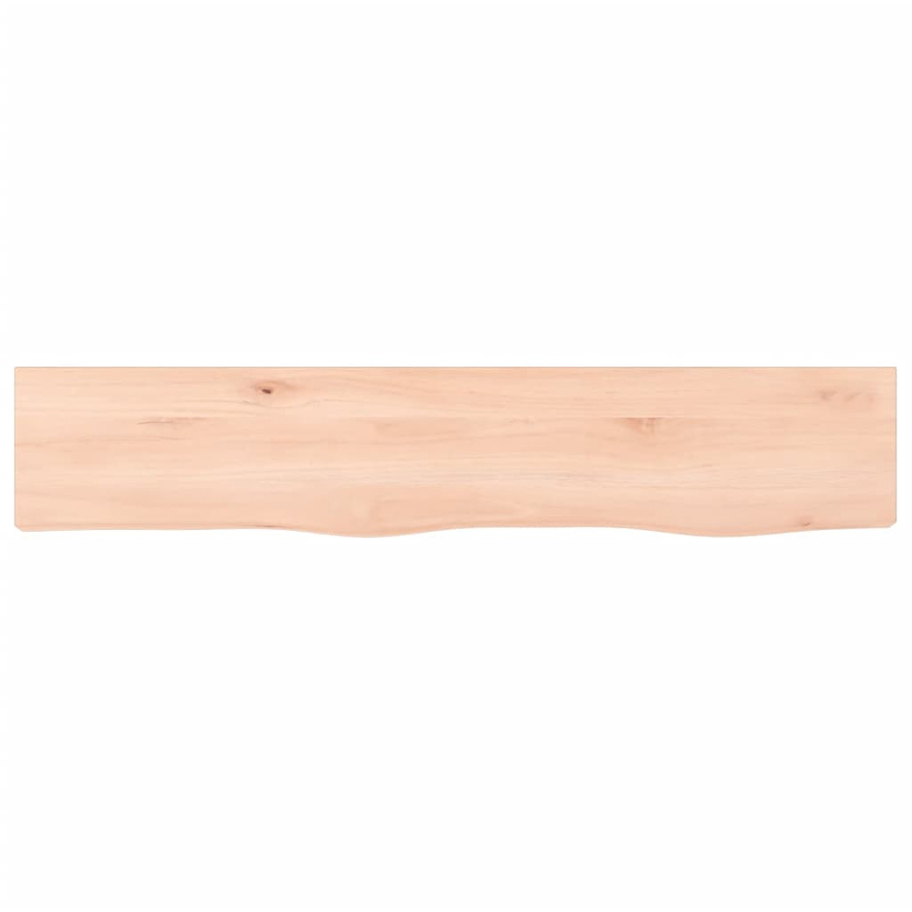 vidaXL 100cm Natural Brown Floating Wall Shelf Image 3