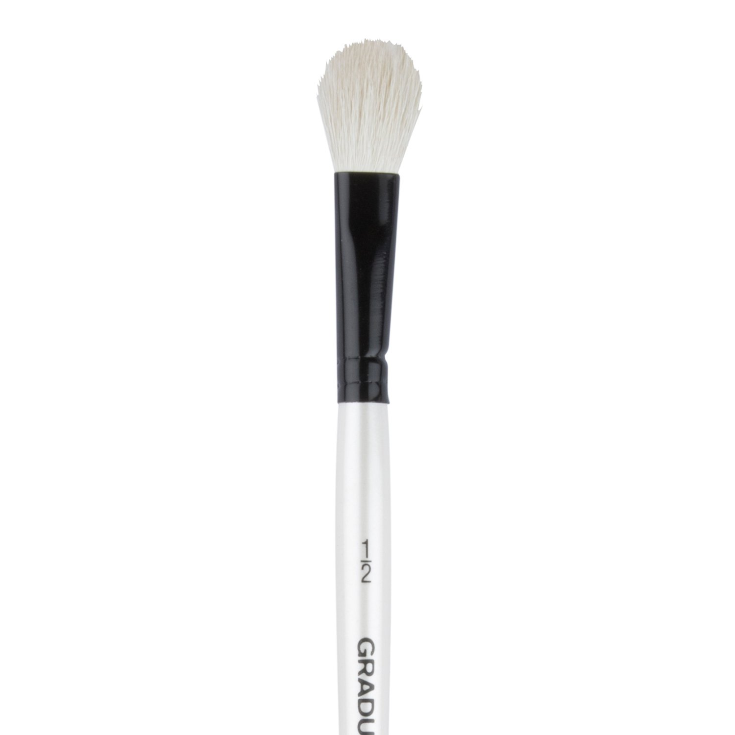 Daler-Rowney Graduate White Goat Oval Wash Short Handle Brush - 1/2 inch Image 1
