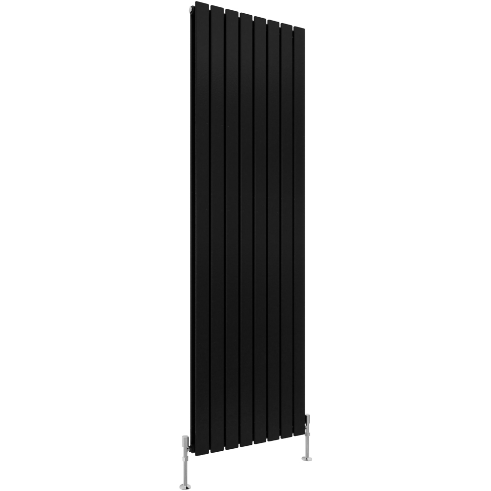 Stech Homes 6421 BTU Black Double Panel Vertical Flat Radiator 1800 x 544mm Image 1