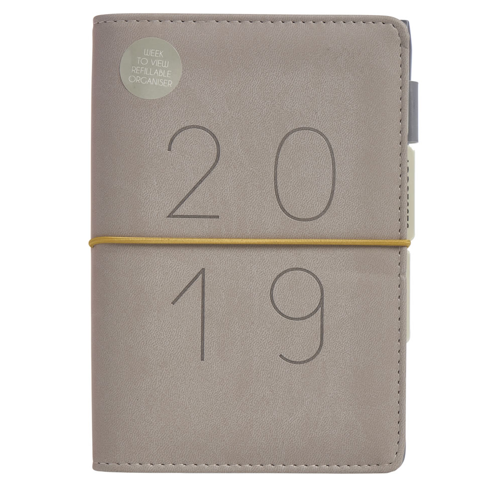 Wilko A5 Refillable Week To View 2019 Organiser Image 1