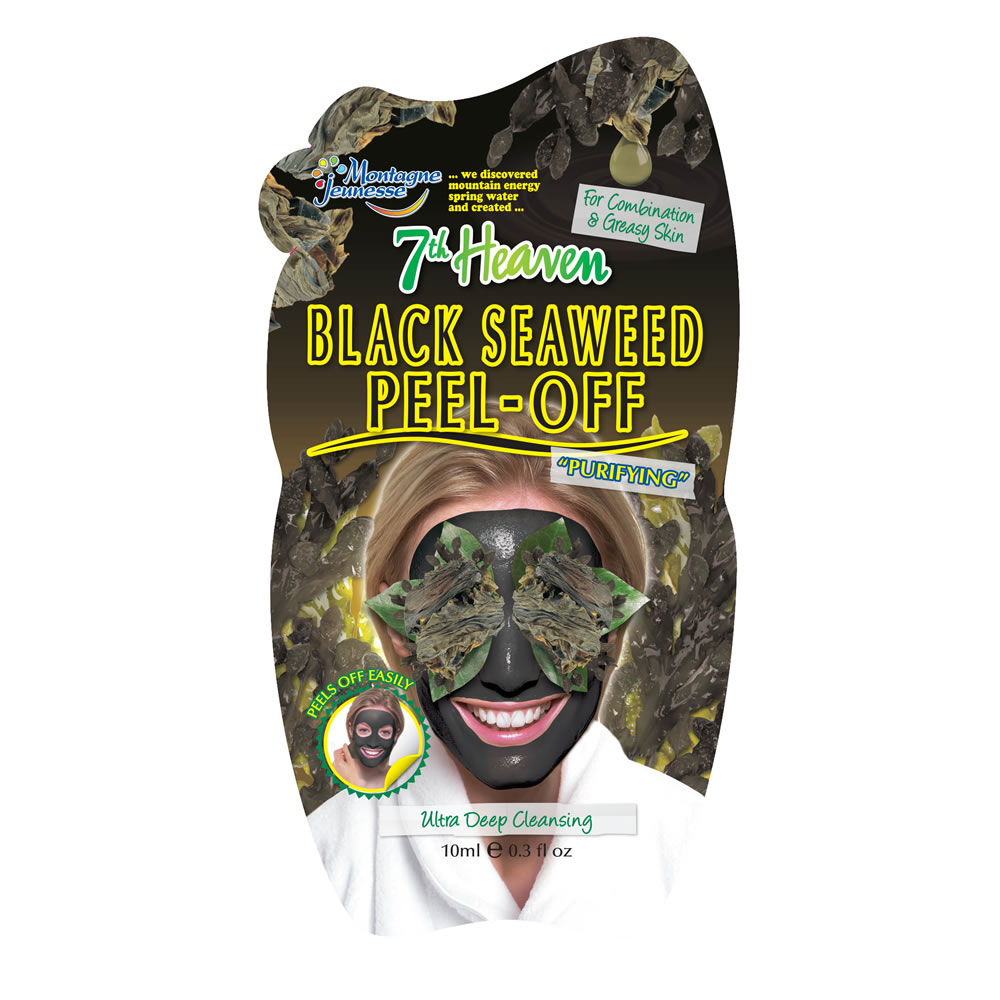 Montagne Jeunesse 7th Heaven Black Seaweed Peel Off Face Mask Image
