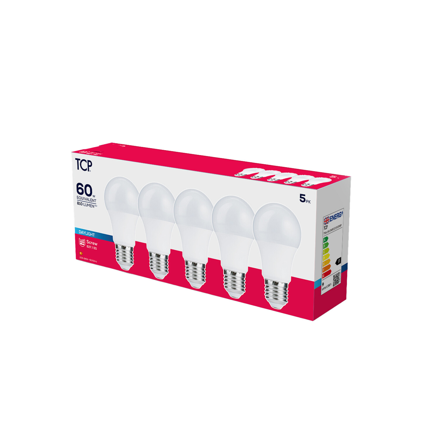 TCP LED A Shape 810L E27 Bulbs Daylight Image 1