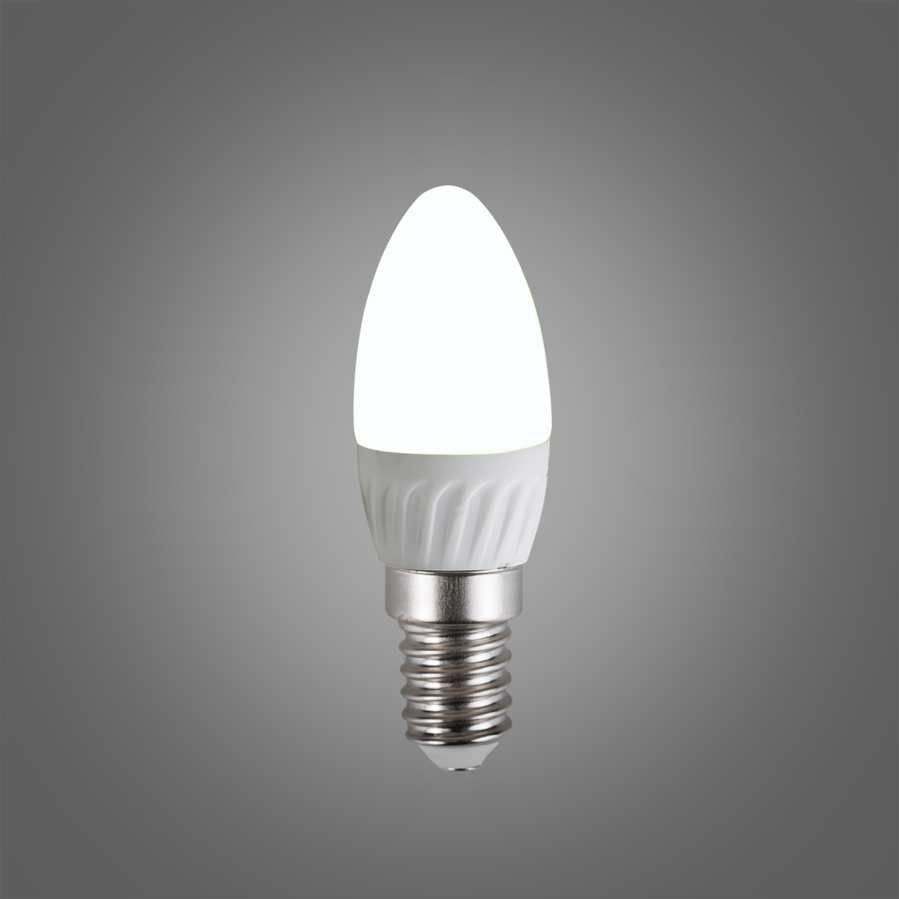 ValueLights 4W 6500K Cool White E14 Candle LED Light Bulb 6 Pack Image 2