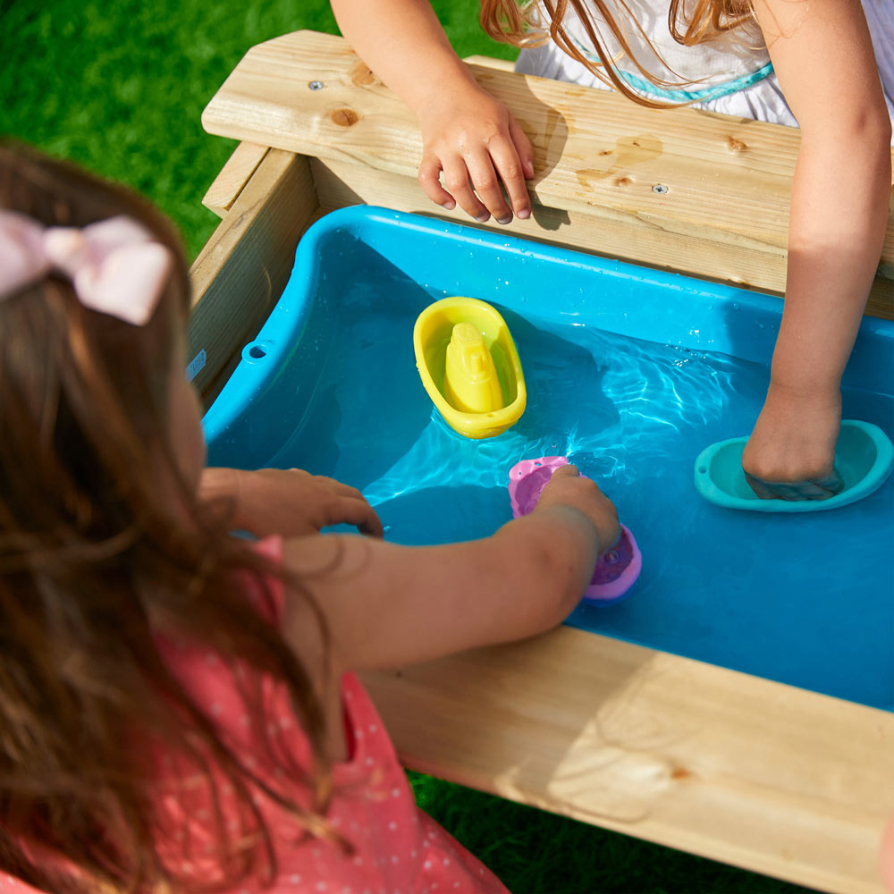 TP Deluxe Wooden Picnic Table Sandpit Image 8