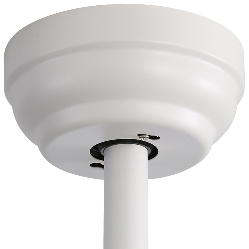 Living and Home Acrylic White LED Ceiling Fan Light with Remote 42 inch Image 4