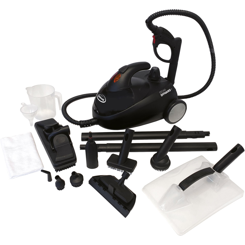 Ewbank Steam Dynamoplus Multi-Tool Black and Silver Steam Cleaner Image 1