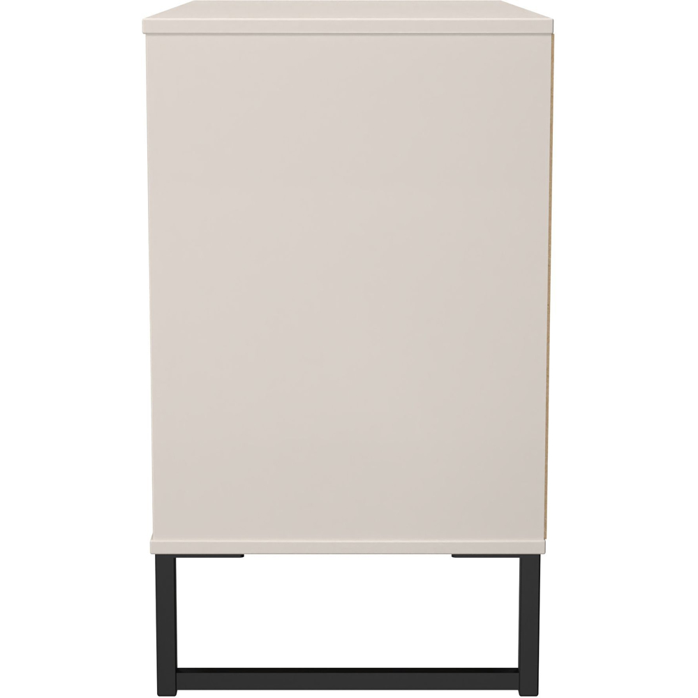 Crowndale Fluted 3 Drawer Kashmir Matt Chest of Drawers Ready Assembled Image 3