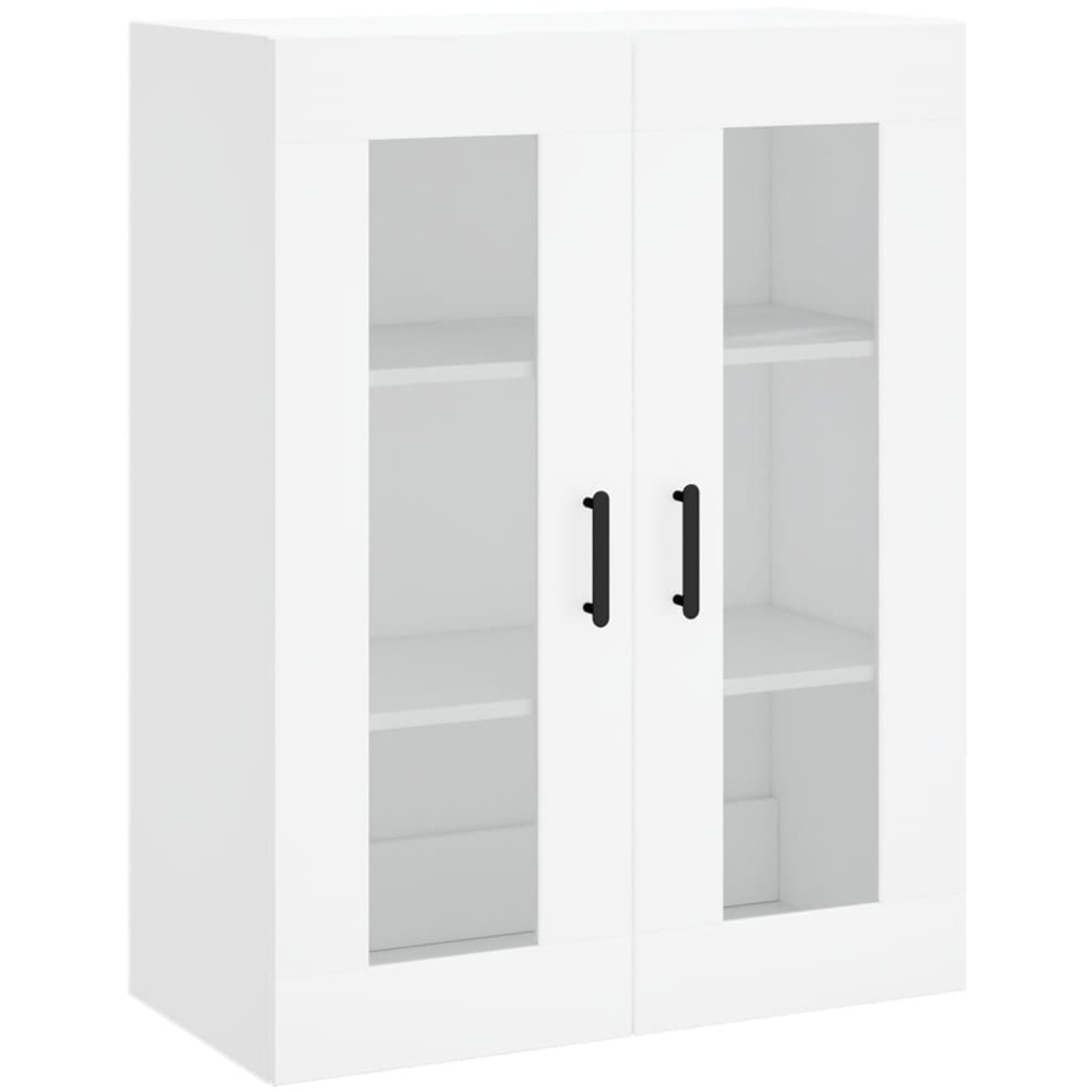 vidaXL 4 Glass Door White Highboard Image 5