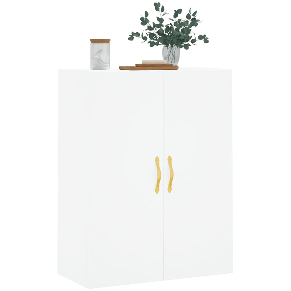 vidaXL 2 Door White Wall Mounted Cabinet Image 3