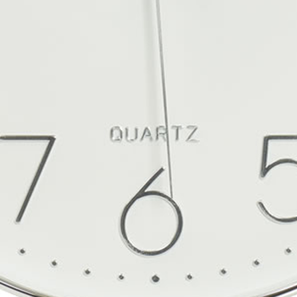 Wilko Classic Silver Wall Clock Wilko