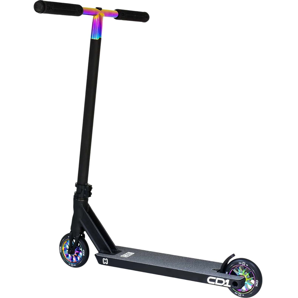 Core CD1 Neo and Black Stunt Scooter Image 1