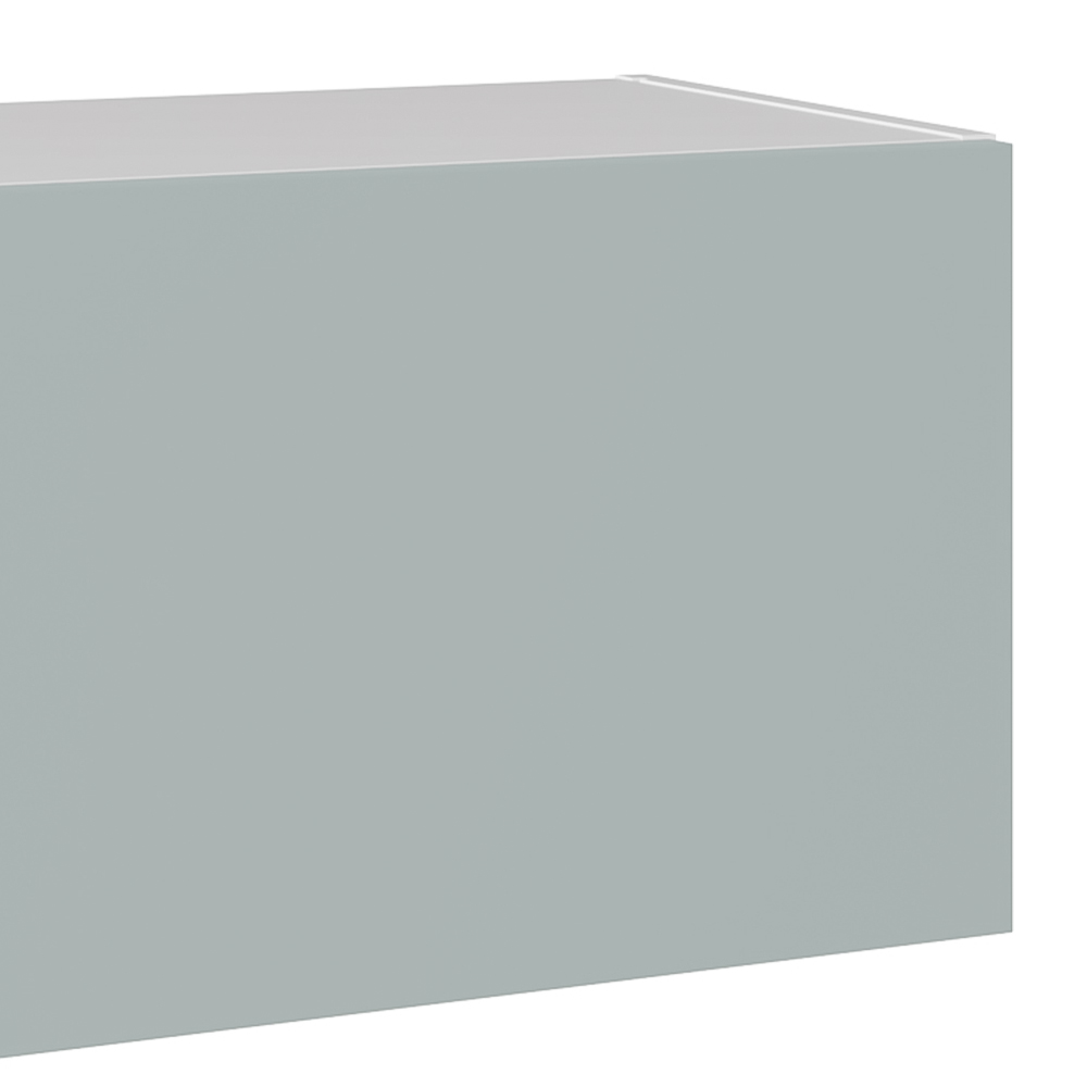 Kitchen Kit Slab Supermatt Aquamarine Bridging Wall Kitchen Cabinet Flatpack 600mm Image 3