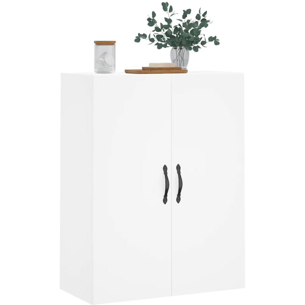 vidaXL 2 Door White Wall Mounted Cabinet Image 3