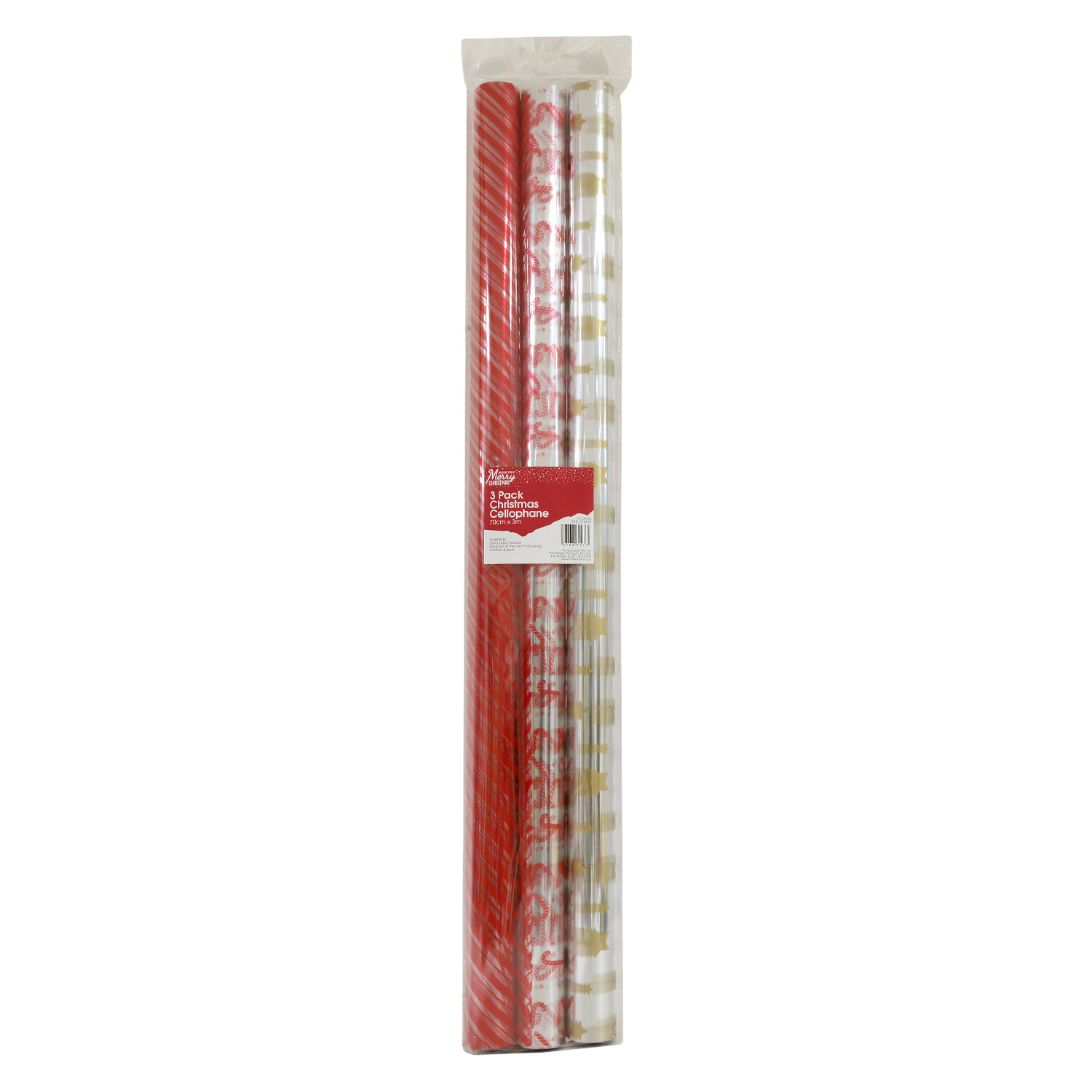 Christmas Cellophane 3 Pack Image 3