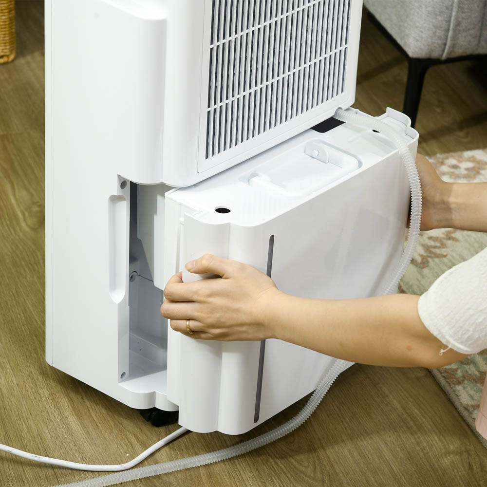 Portland White Portable Dehumidifier with Air Purifier 16L Per Day Image 8