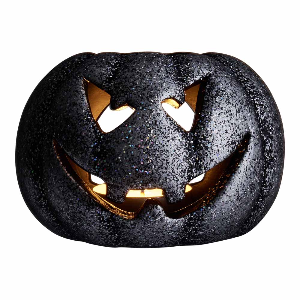 Wilko Halloween Grey Pumpkin Image 2