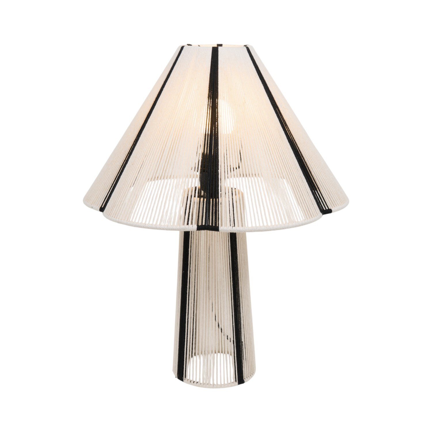Stripey String Effect Table Light Monochrome Image 4