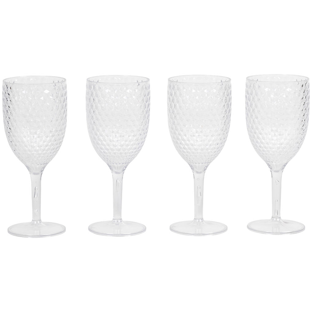 Cambridge Fete Wine Glasses Clear 4 Pack Image 2