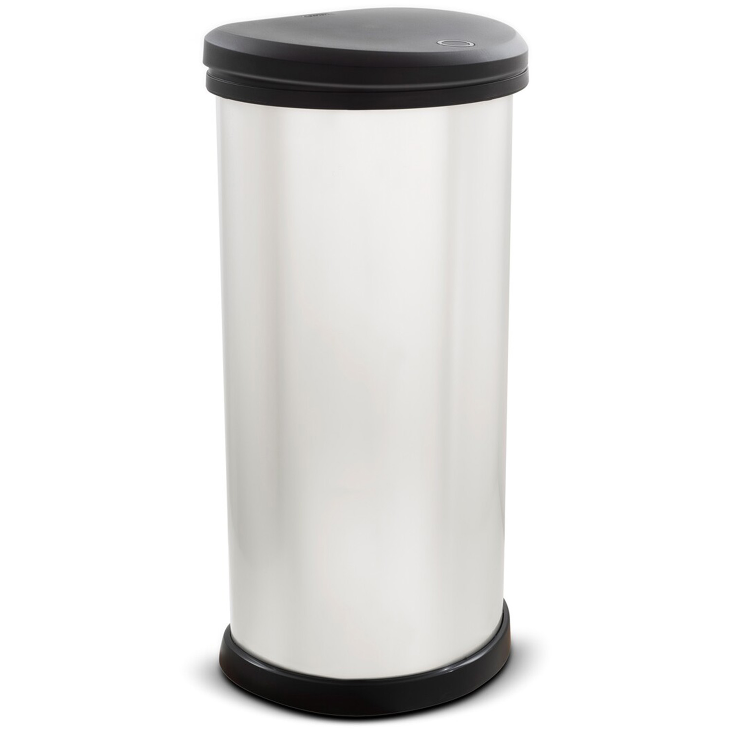 Curver Silver Deco Recycled Bin 40L Image 1