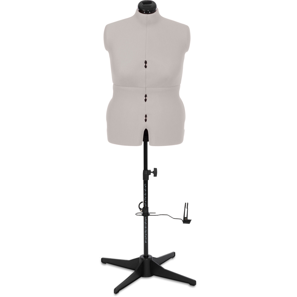 Sewing Online SW153-GREY Grey Adjustable 8-Part Dressmakers Dummy with Hem Marker Large Image 2
