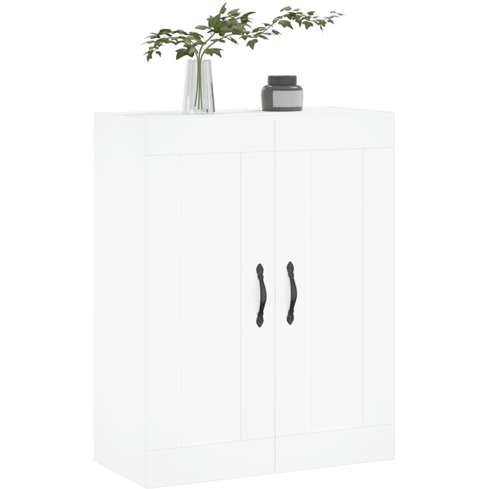 vidaXL 2 Door White Wall Mounted Cabinet Image 3