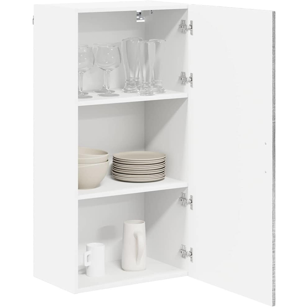 vidaXL Single Door Grey Sonoma Kitchen Wall Cabinet Image 3