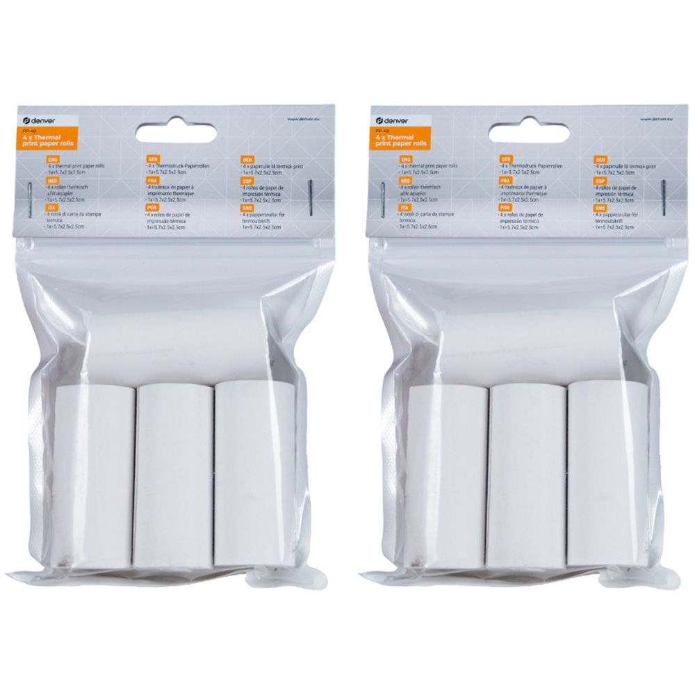 Denver Thermal Print Roll 8 Pack Image 1